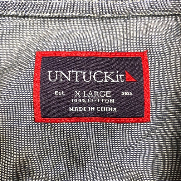 ❌SOLD❌ Untuckit Long Sleeve Button Up Shirt XL - Picture 3 of 5